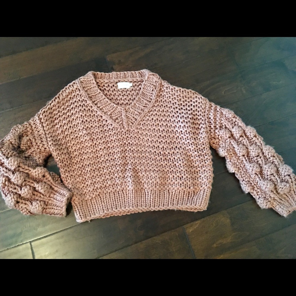 VICI Women’s sz M/L Dreamers cable knit sweater